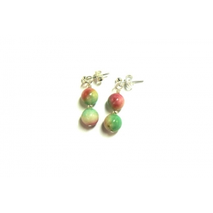 Pretty Watermelon Green Jade Drop Earrings Pretty Watermelon Green Jade Drop Earrings